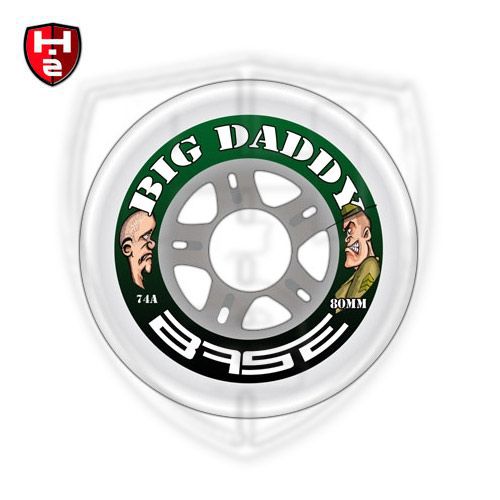 Base Big Daddy Rollen - Indoor 4er Set