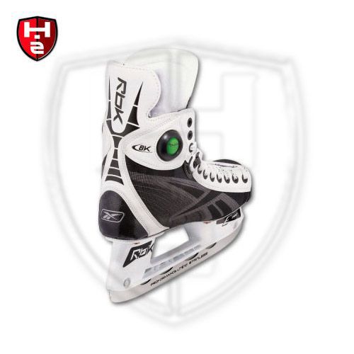 Reebok 8K White Pump Schlittschuhe