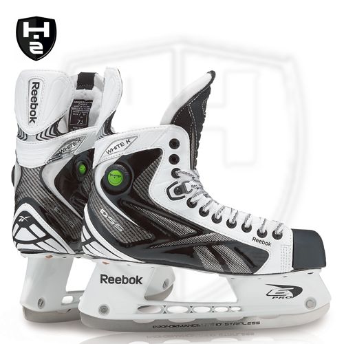 Reebok White K Pump Schlittschuhe