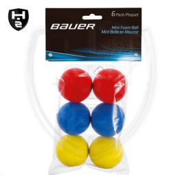 BAUER Mini Schaum Ball - 6er Pack